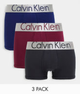 Calvin Klein - Unterhosen aus Baumwoll-Stretch im 3er-Pack-Mehrfarbig