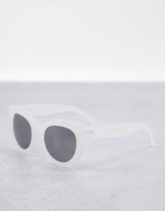 & Other Stories - Oversize-Cat-Eye-Sonnenbrille in Weiß