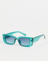 AJ Morgan - Eckige Sonnenbrille in Blau für Damen