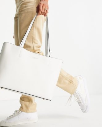 Accessorize - Leo - Shopper-Tasche in Weiß