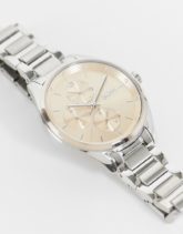 Boss - Chronographen-Armbanduhr für Damen in Silber mit rosa Zifferblatt, 1502604