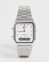Casio - AQ-230A-7DMQ - Digitale Armbanduhr-Silber