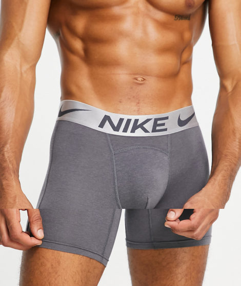 Nike Training - Luxe - Boxershorts aus Baumwollmodal in Grau