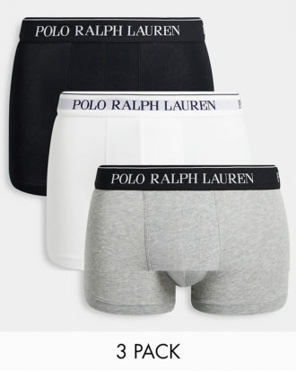 Polo Ralph Lauren - 3er-Pack Unterhosen, verschiedenfarbig-Mehrfarbig