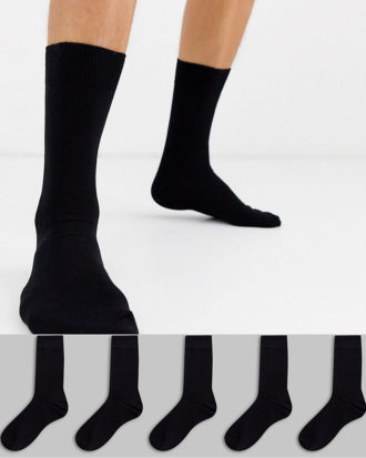 Topman - 5er-Pack Socken in Schwarz