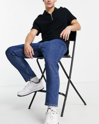 Calvin Klein Jeans - Dad-Jeans in mittlerer Waschung-Blau