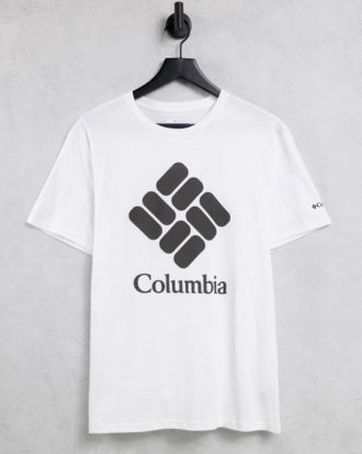 Columbia - Logo Trek - T-Shirt in Weiß