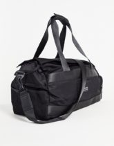 ASOS DESIGN - Gym - Reisetasche aus Nylon in Schwarz, 26 Liter