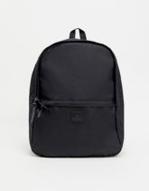 ASOS - Unrvlld Supply - Schwarzer Backpack mit Logo-Aufnäher
