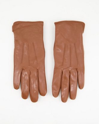 Barney's Originals - Handschuhe aus echtem Leder mit Touchscreen-Funktion in Hellbraun