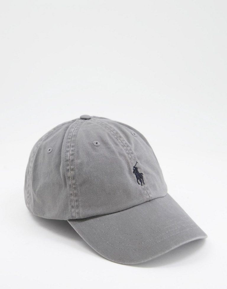 Polo Ralph Lauren - Graue Kappe mit Pony-Logo