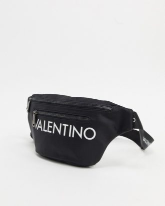 Valentino Bags - Kylo - Gürteltasche in Schwarz mit großem Logo