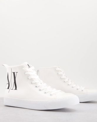Armani Exchange - Icon - Knöchelhohe Sneaker in Weiß