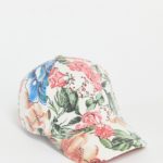 Liquor N Poker - Kappe in Beige mit Blumenmuster-Neutral