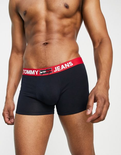 Tommy Jeans - Unterhosen aus Baumwollstretch in Schwarz