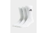 adidas 3 Pack Crew Socks - Damen, White