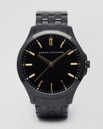 Armani Exchange - AX2144 - Armbanduhr aus Edelstahl in Schwarz