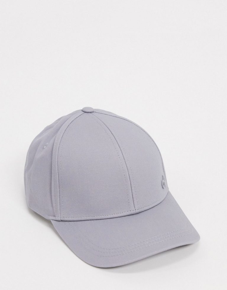Calvin Klein - Kappe mit seitlichem Logo in Grau