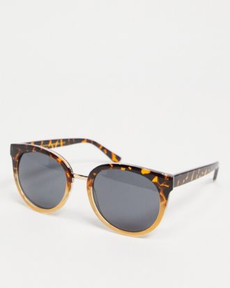A.Kjaerbede - Gray - Übergroße Cat-Eye-Sonnenbrille für Damen in brauner Schildpattoptik