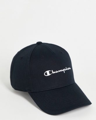 Champion - Kappe in Schwarz mit Schriftzug-Logo