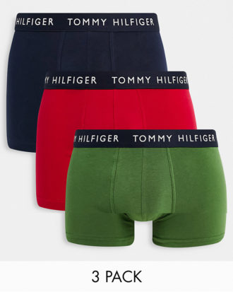 Tommy Hilfiger - 3er-Pack Unterhosen aus elastischer Baumwolle-Bunt