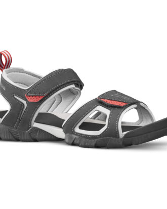 Trekkingsandalen Naturwandern NH100 Herren schwarz/rot