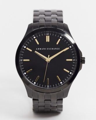 Armani Exchange - AX2144 - Armbanduhr aus Edelstahl in Schwarz