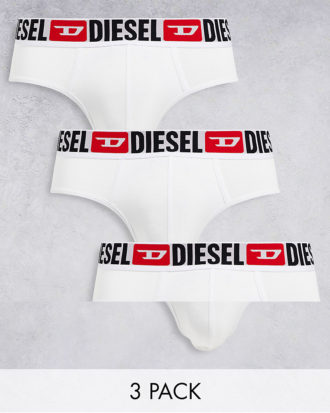 Diesel - Andre - Slips in Schwarz im 3er-Pack-Weiß