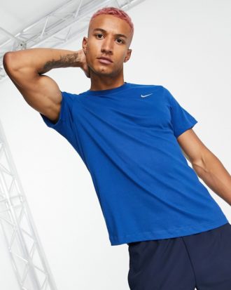 Nike Training - Dri-Fit - Blaues T-Shirt