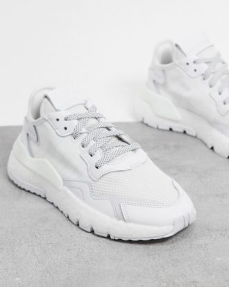 adidas Originals - Nite - Weiße Lauf-Sneaker
