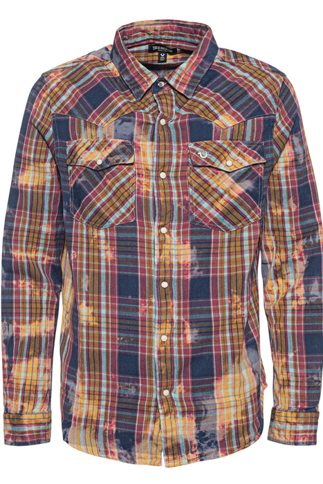 Bleached Western Checked Multicolor