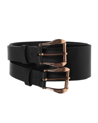 Buckled Double Wide Black