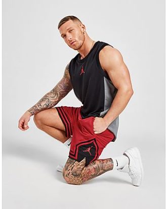 Jordan Diamond Shorts Herren - Herren, Gym Red/Black/Gym Red/Gym Red