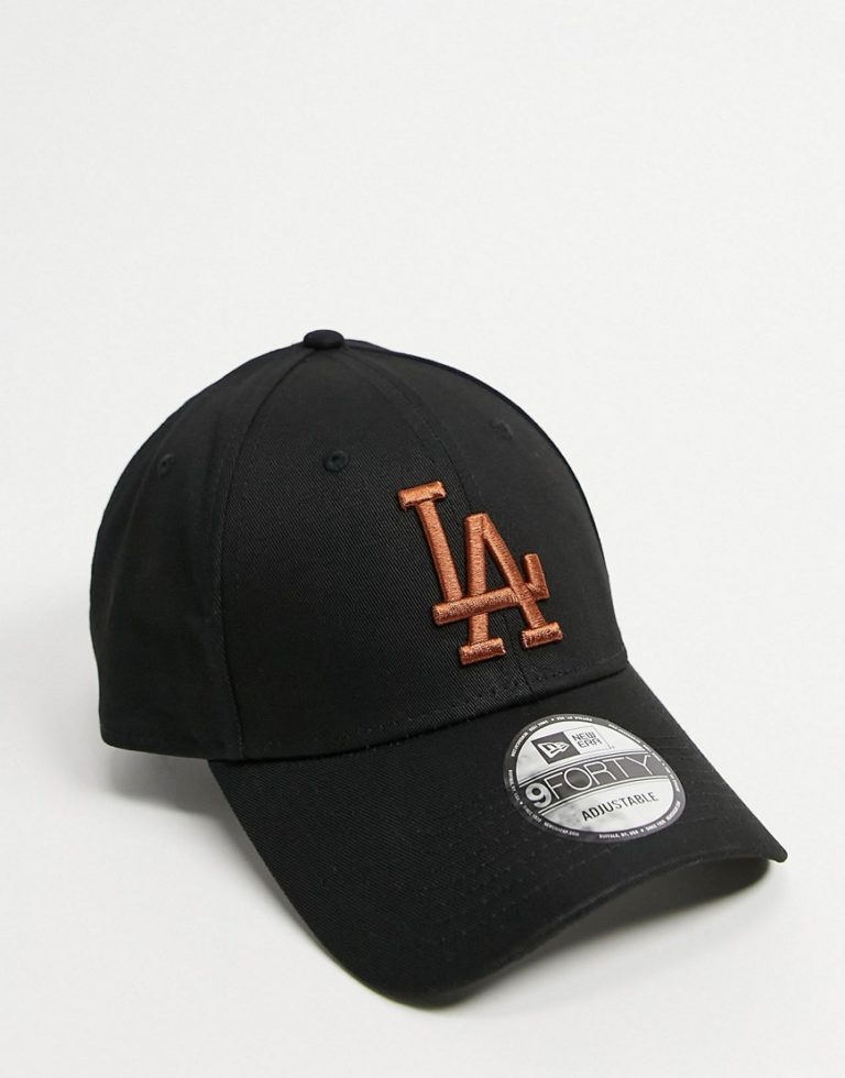 New Era - 9FORTY Los Angeles Dodgers - Baseballkappe in Schwarz