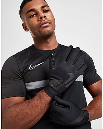 Nike HyperWarm Academy Fußballhandschuhe - Herren, Black/Black/Black