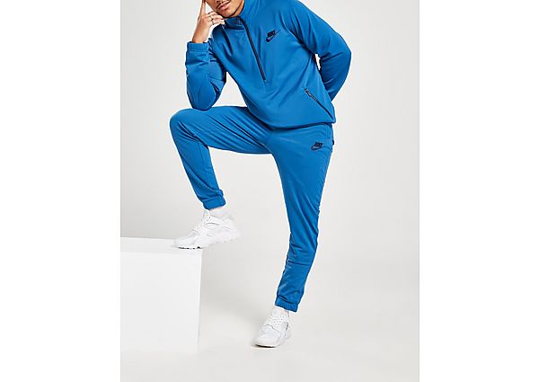 Nike Poly 1/2 Zip Trainingsanzug Herren, Dark Marina Blue/Midnight Navy