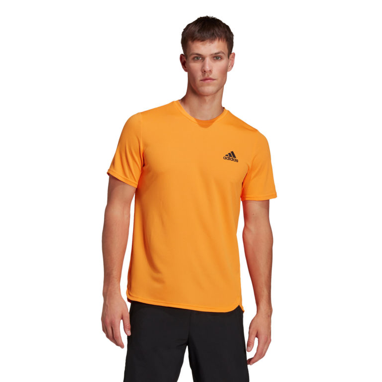T-Shirt Adidas Fitness Cardio Herren orange