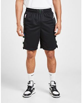 Nike Bucks Statement Edition 2020 Jordan NBA Swingman Shorts für Herren - Herren, Black/White