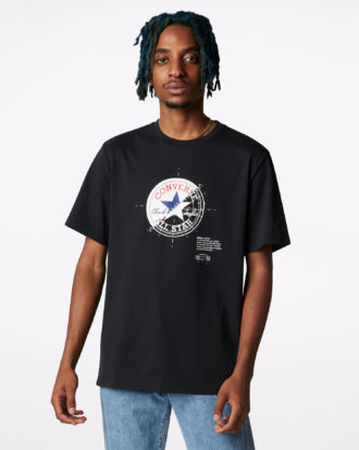 Converse Chuck Taylor Anatomy-T-Shirt mit Rundhalsausschnitt Black