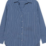 Stripes Oversize Navy White