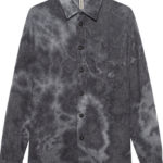 Wool Cashmere Batik Black Grey
