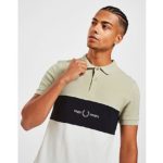 Fred Perry Embroidered Colour Block Poloshirt Herren