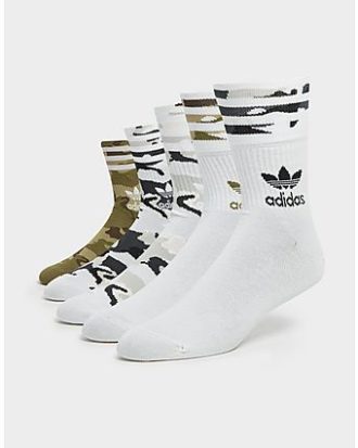 adidas Originals 5-Pack Mid-Cut Crew Socken - Damen