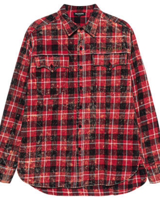 Acid Checked Flanel Red Black