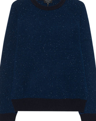 Harlow Donegal Cashmere Navy Multi
