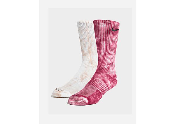 Nike 2-Pack Tie Dye Everyday Plus Crew Socken - Damen