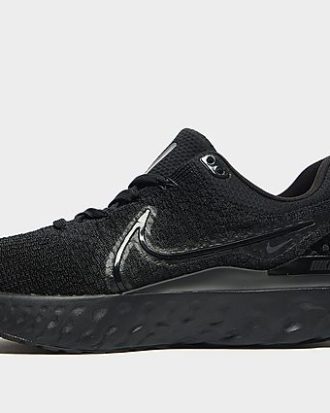 Nike React Infinity Run Flyknit 3 Herren - Herren, Black/Black/Black