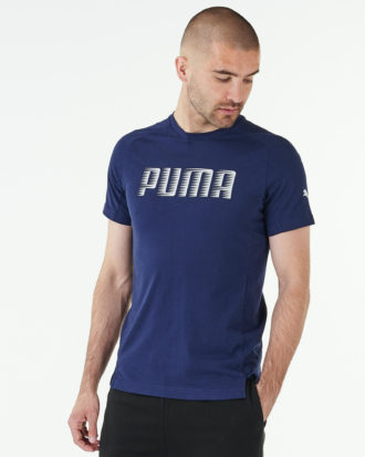 T-Shirt Puma Active marineblau Herren