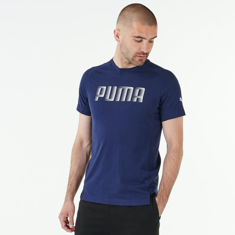 T-Shirt Puma Active marineblau Herren