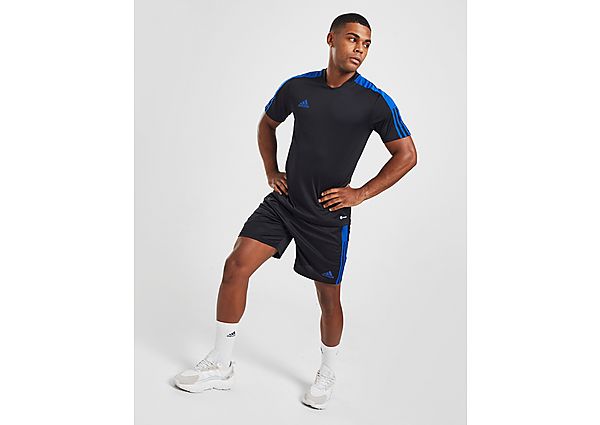 adidas Tiro Essentials Shorts - Herren, Black / Royal Blue